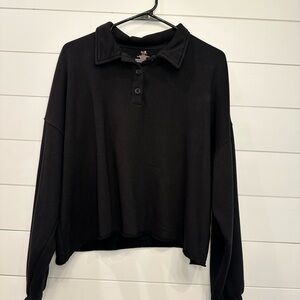 Secret Treasures Black Knit Top